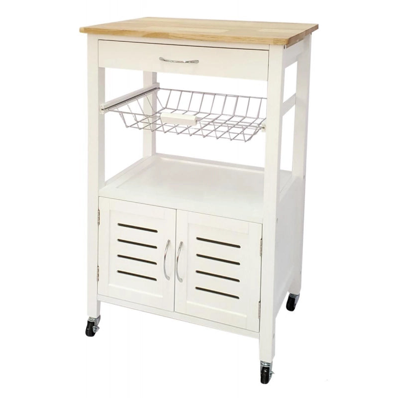 CARRELLO CUCINA RIVER CON RUOTE 56X36X85CM CASACOLLECTION