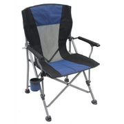 Sgabello da Spiaggia e Campeggio Pieghevole in Acciaio Oxford cm 52x64x88 - GREGG