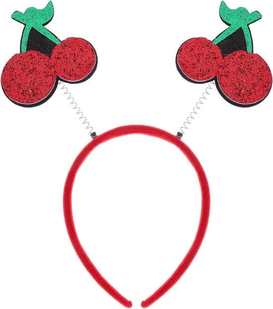 Cintura estiva a forma di ciliegia per donna con design a ciliegia, accessorio per festa estiva