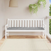 Cuscino per Panca-Cuscini per panchina Grigio 180x50x7 cm in Tessuto Oxford 759804