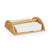 Porta Tovaglioli in Legno di Bambù 18 x 23.5 h 6.8 cm Stile Moderno