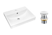 Set lavabo con tappo click-clack Lavabi da appoggio 60 x 1401 x 40 cm