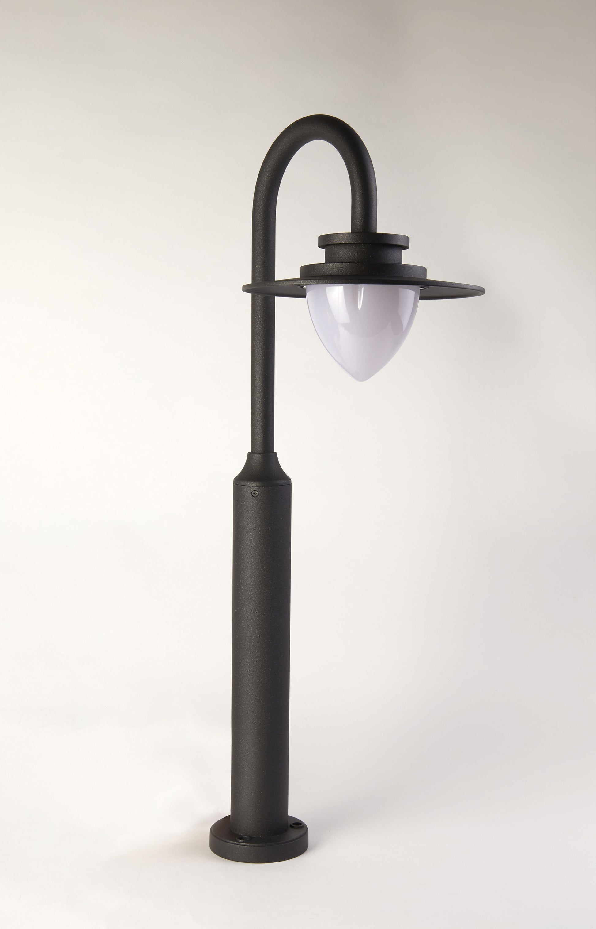 Lampione Vintage - Decò Texas Alluminio Grigio Policarbonato Led 9W 3000K