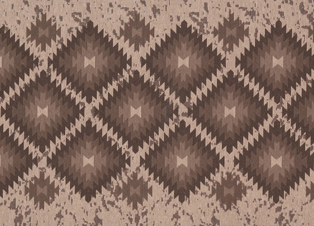 Tappeto Passatoia In Tessuto Jacquard Linea Emozioni Disegno Oasi Fango - 57x50 - Fango