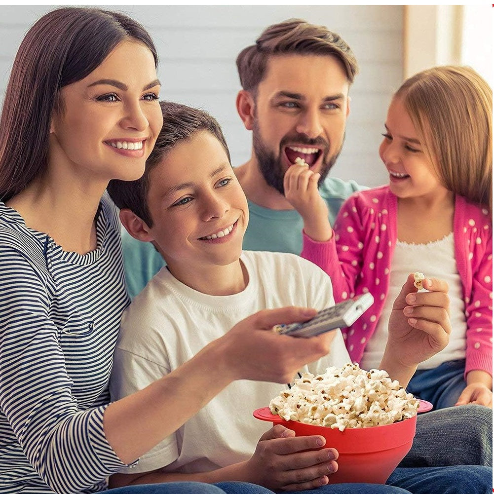 Macchina Popcorn in Silicone Cottura in Microonde Facile da utilizzare BPA Free