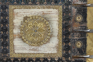 Specchio in alluminio ramato