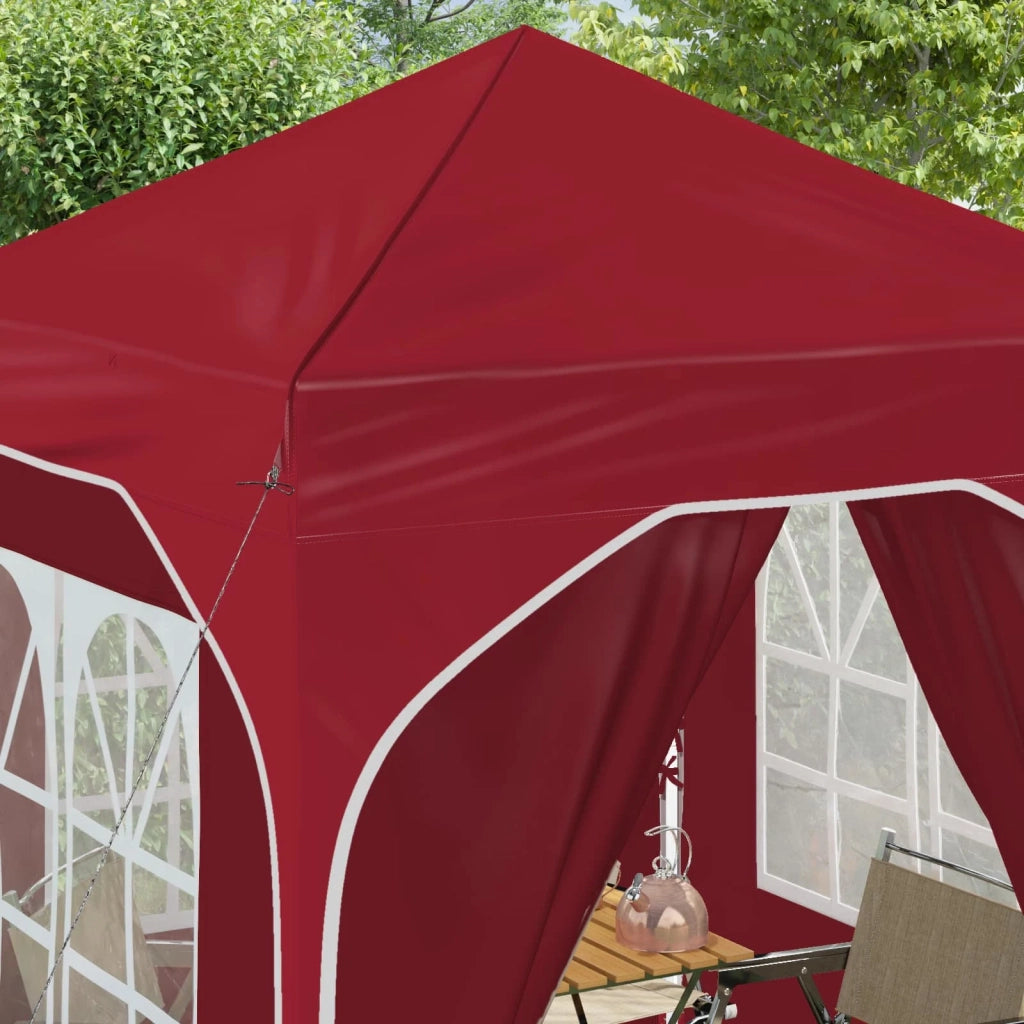 Tenda per feste a pop-up 192 x 192 x 245 cm Borgogna