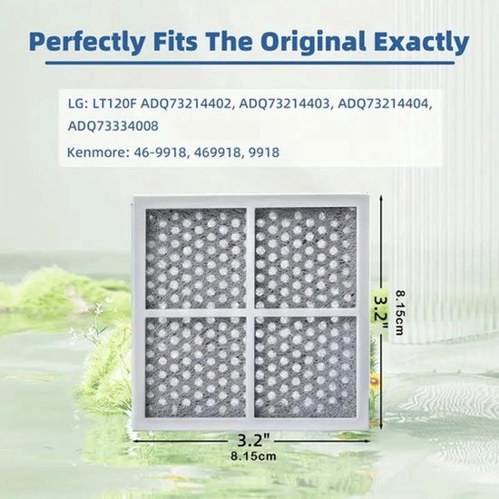 Deodorante per filtro di ricambio per frigorifero con filtro HEPA, compatibile con LT120F
