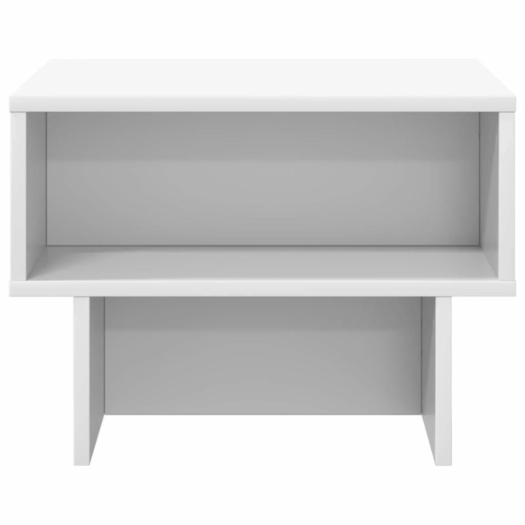 Tavolino da salotto | Tavolino da caff¨¨ | Tavolino da Soggiorno Bianco 48 x 46 x 35 cm Legno multistrato