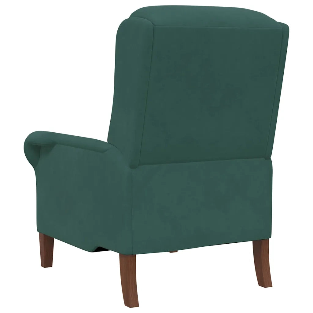 Divano Sedia-Poltrona Verde scuro Velluto 551522