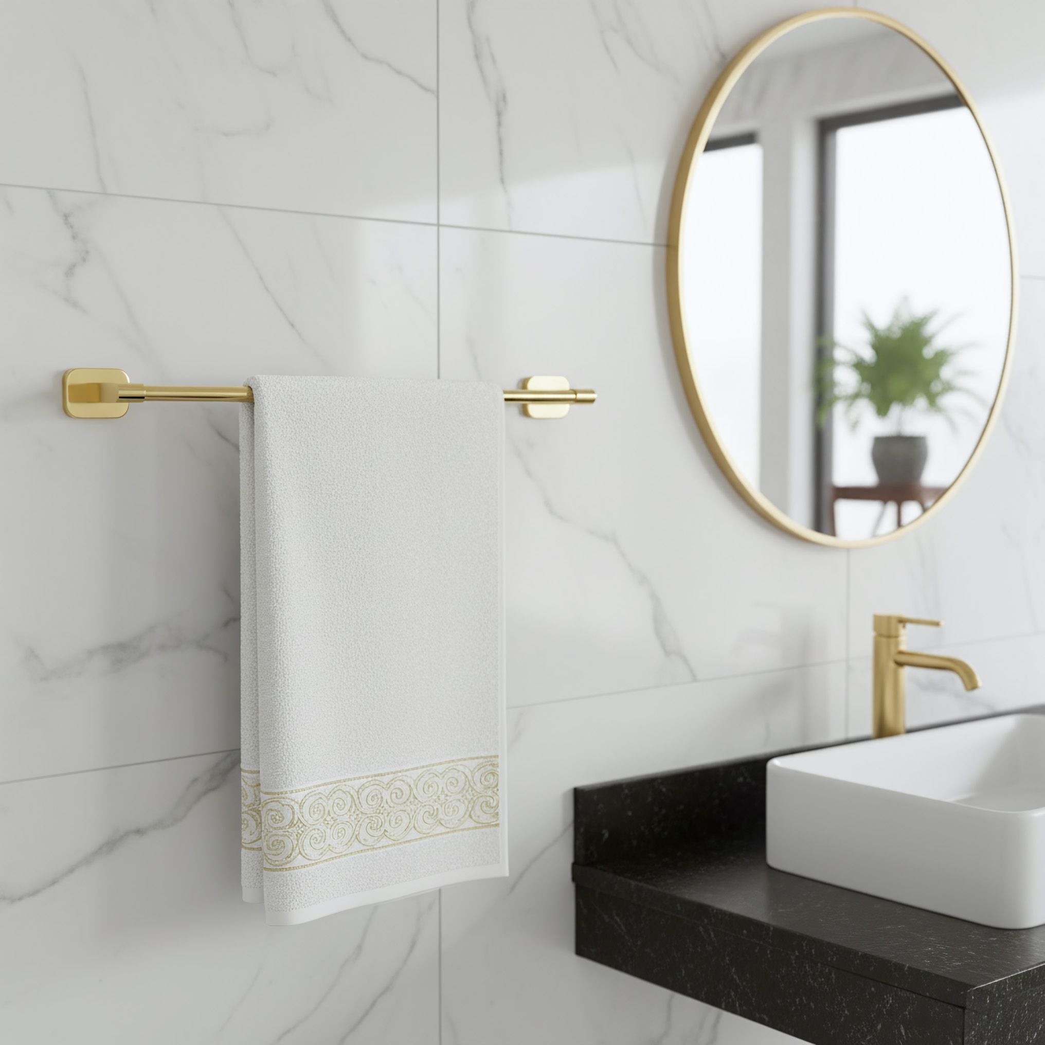 Portasciugamano Da Bagno 5901 Nico Gold