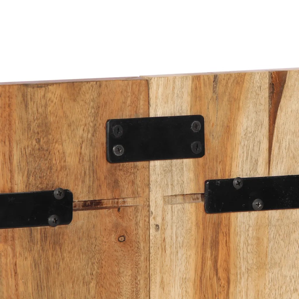 Testiera 120 cm in Legno Massello di Acacia