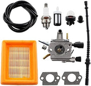 Adatto per carburatore con filtro d'aria, candela, tubo di carburante per FS120 FS200 FS250 FS300 FS350 HT250 boscaiuolo Zama C1Q-S162