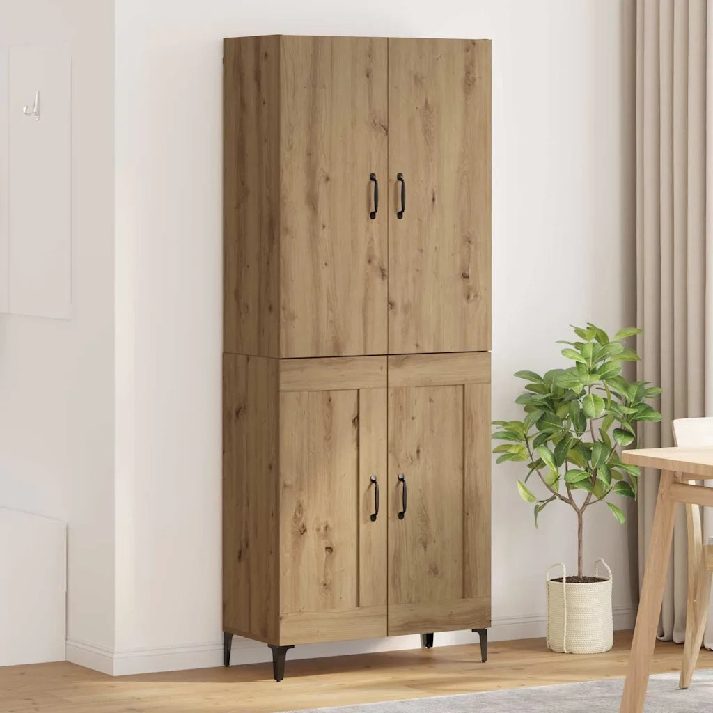Credenza-Buffet-Armadio da cucina Rovere artigianale 69,5 x 34 x 180 cm 507699