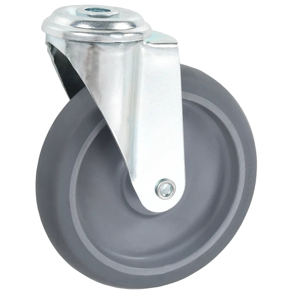Ruote Girevoli con Foro per Bullone 24 pz 125 mm 277874