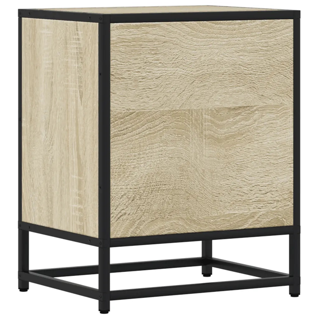 Set di 2 Comodini | Armadio da Notte | Mobiletto da notte Rovere Sonoma 40x31x50 cm in Truciolato
