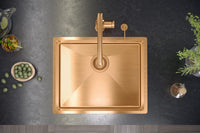 Lavello In Acciaio Anthony 60 Copper