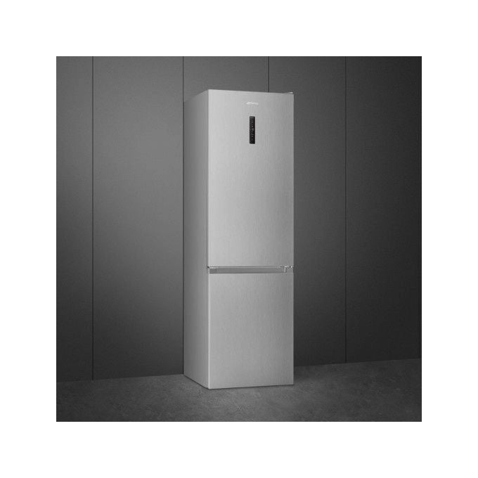 Smeg, Frigorifero Combinato Libera Installazione, 331 L, Acciaio Inox, RC20XDNC