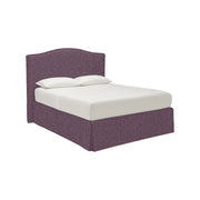 Bebington, Letto Matrimoniale Sfoderabile Made in Italy, Viola Lilla