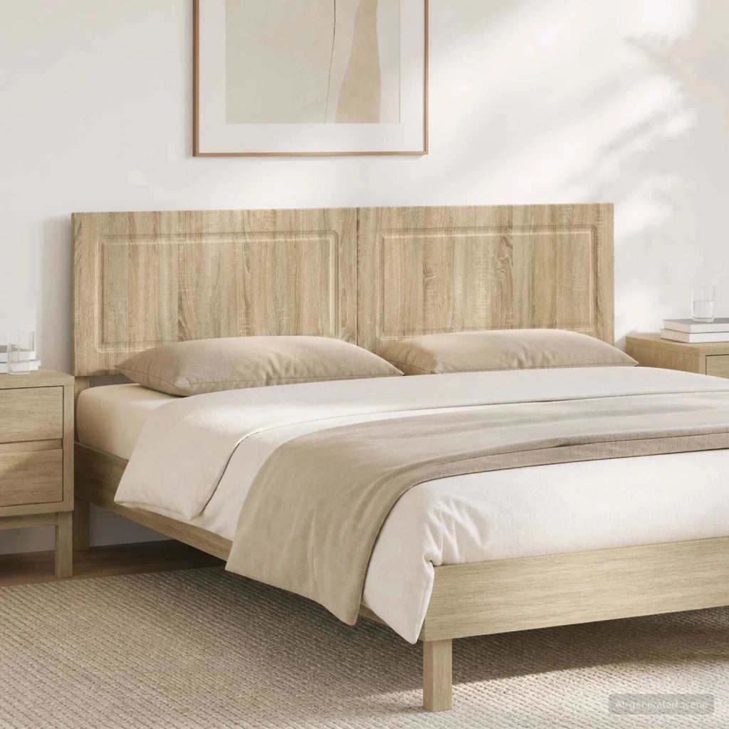 Testiera da Muro UTRECHT Rovere Sonoma Legno ingegnerizzato 897807
