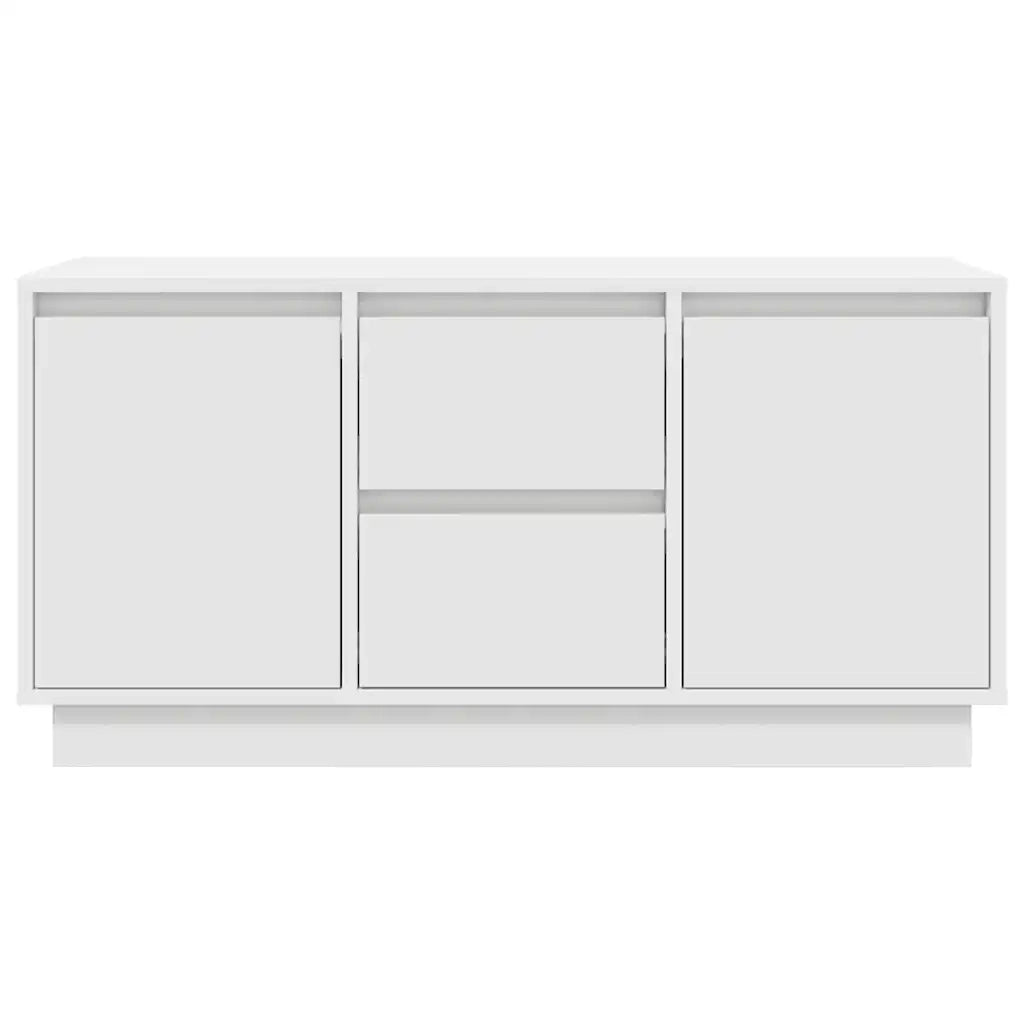 Mobile Porta TV con Luci LED Bianco 100x41x50 cm 861409