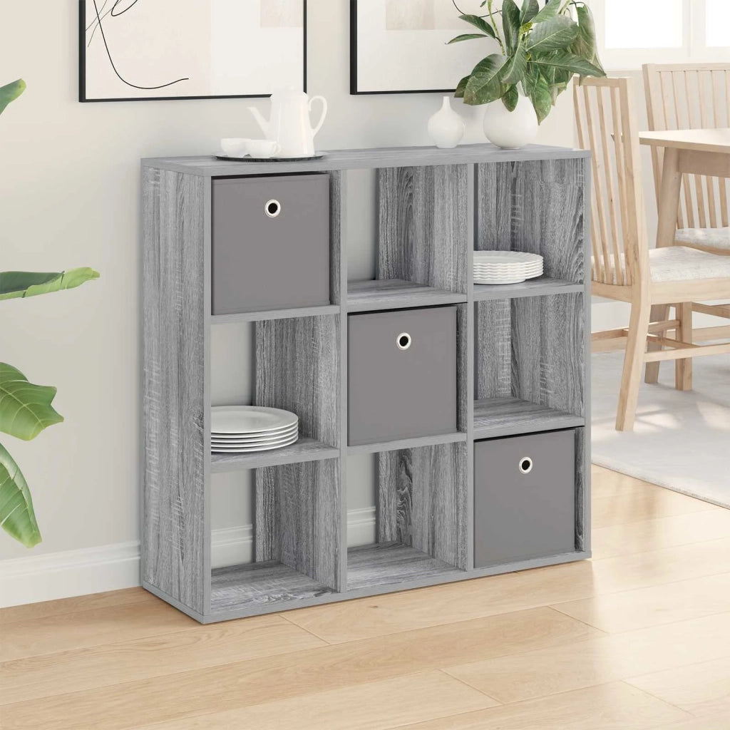 Credenza con cassetto Grigio Sonoma 88,5 x 29 x 84,5 cm 8000489