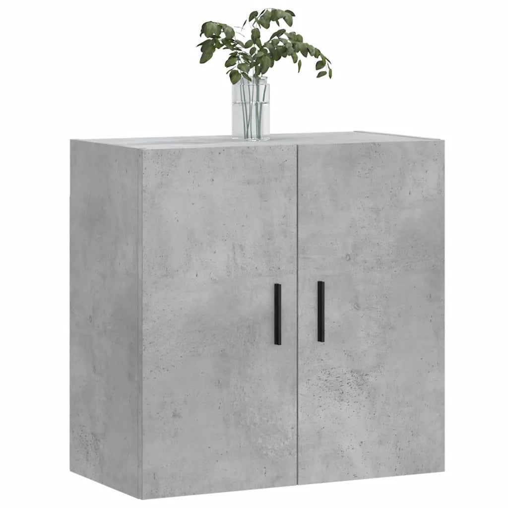 vidaXL Mobile a Parete Grigio Cemento 60x31x60 cm in Legno Multistrato