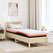 vidaXL Materasso Bianco e Grigio 80 x 200 cm Schiuma