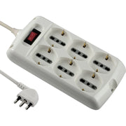 MULTIPRESA CON INTERRUTTORE 6 prese  - ELECTRALINE