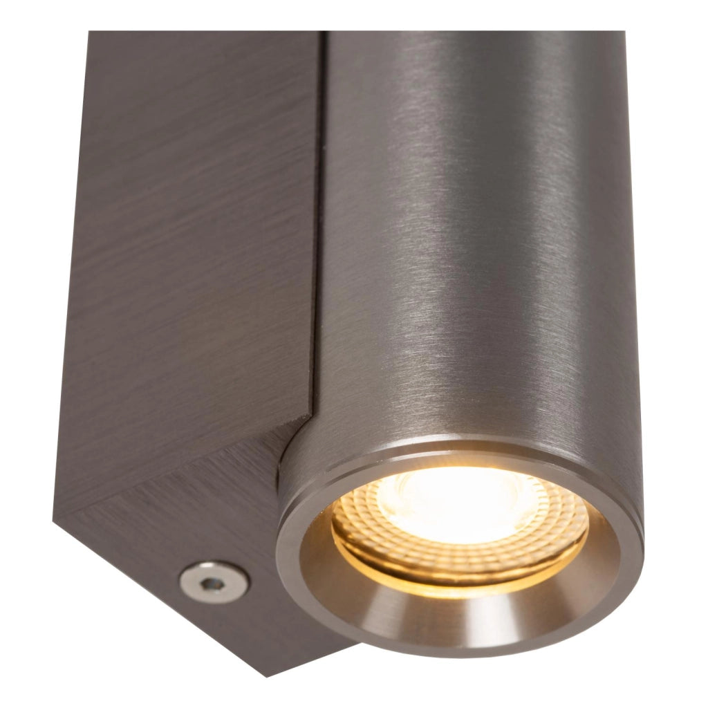 Applique da parete DUPLA 1xMR11 grigio alluminio Lucide
