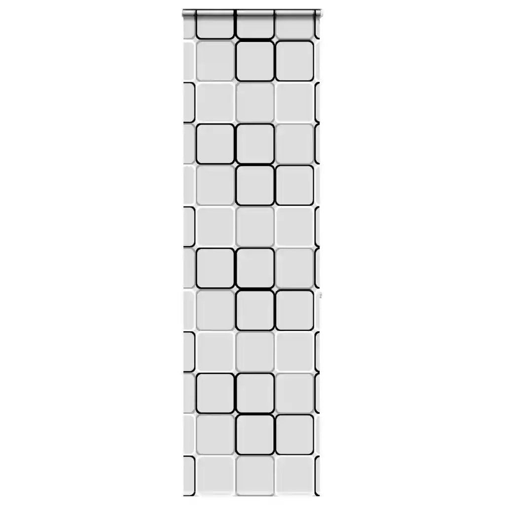 Tenda a Rullo Doccia con Cassonetto 70x240 cm Larghezza Tessuto