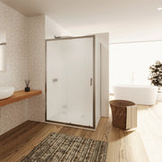 Box doccia 90x105 cm scorrevole vetro temperato 6mm opaco h190 | Lipari