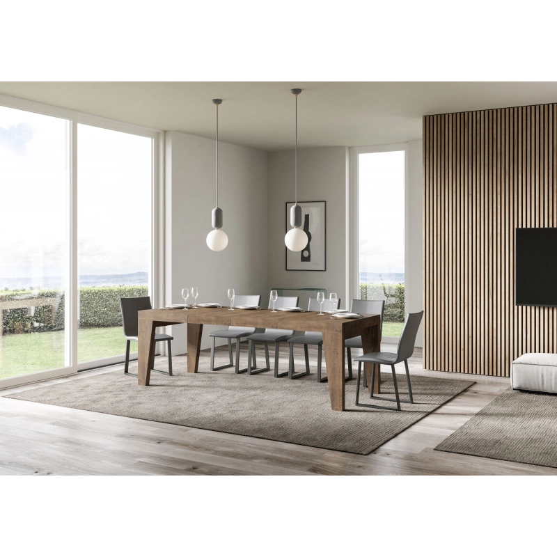 Tavolo allungabile 90x120/224 cm Naxy Premium - Noce