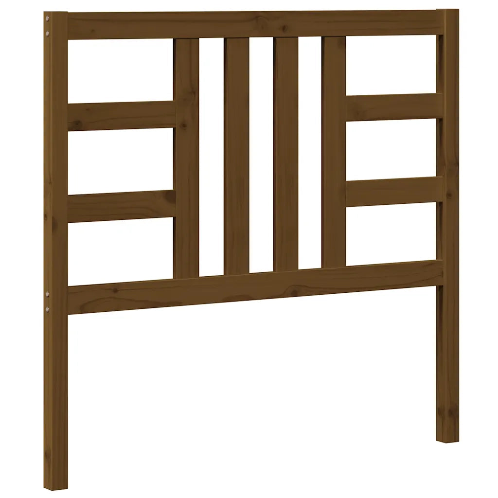 Testiera per Letto Ambra 106x4x100 cm in Legno Massello di Pino 817828