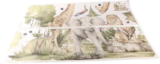 Decorazione per Parete Jungle Stile per Casa o Camera - Grandi Sticker Animali per Parete in Stile Safari