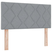 Testiera | Testata Grigio chiaro 90 cm Tessuto
