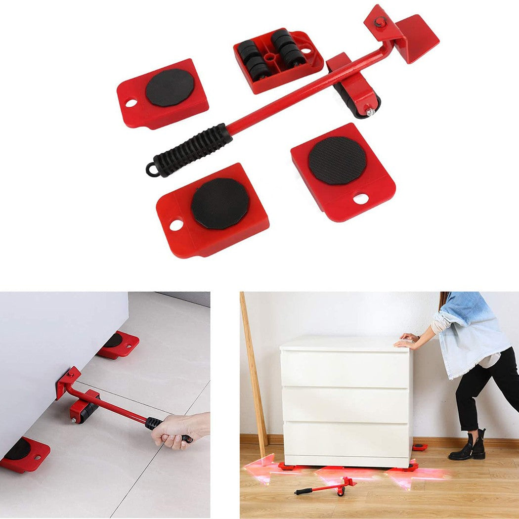 Set rullo e cuscinetti per trasporto mobili perso max 150 Kg