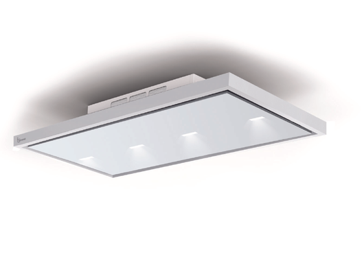 CAPPA GEA FREE cm 90X60 - Bianca - 900 m3/h