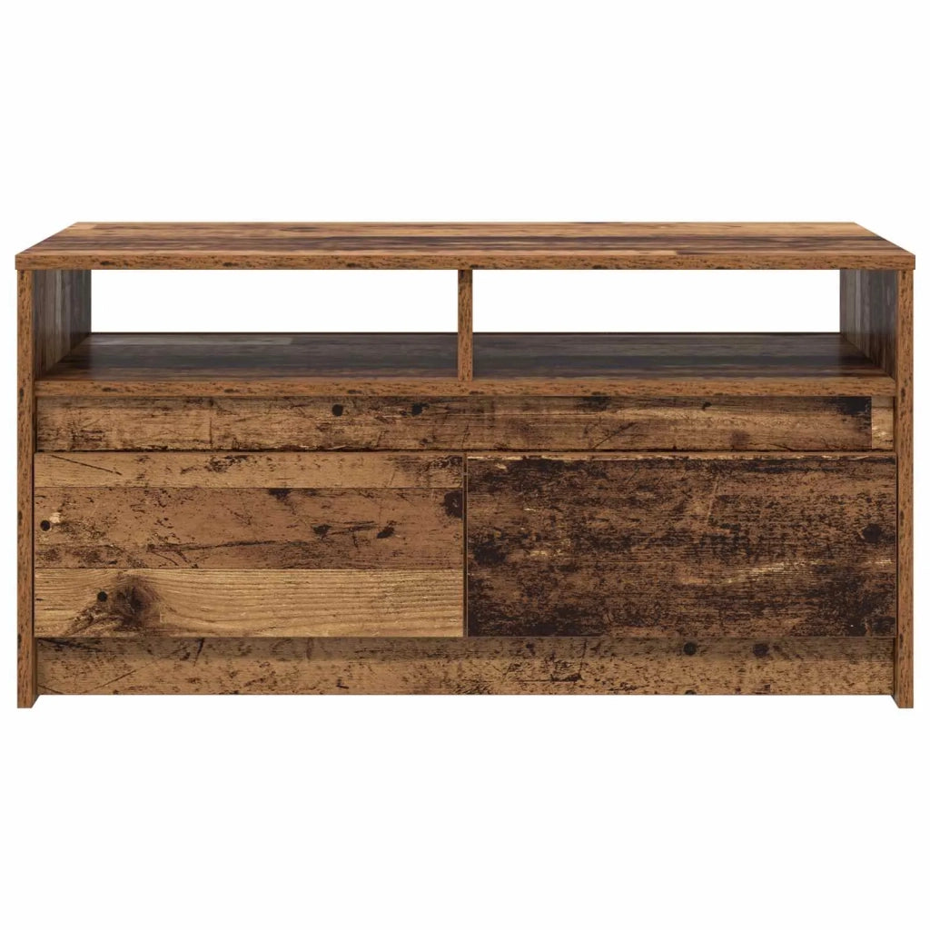 Tavolino da salotto con cassetto Legno vecchio 90 x 50 x 45 cm