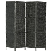 Paravento a 4 Pannelli Nero154x160 cm in Giacinto d'Acqua cod mxl 59822