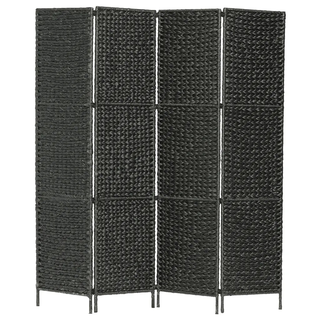 Paravento a 4 Pannelli Nero154x160 cm in Giacinto d'Acqua cod mxl 59822