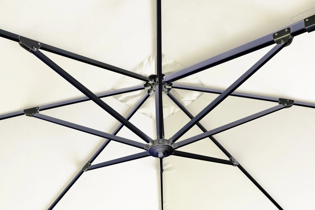 Ombrellone da Giardino decentrato a braccio in alluminio - KAMA