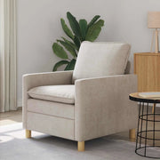 Divano Crema 76 x 81 x 87,5 cm Poliestere 42028776