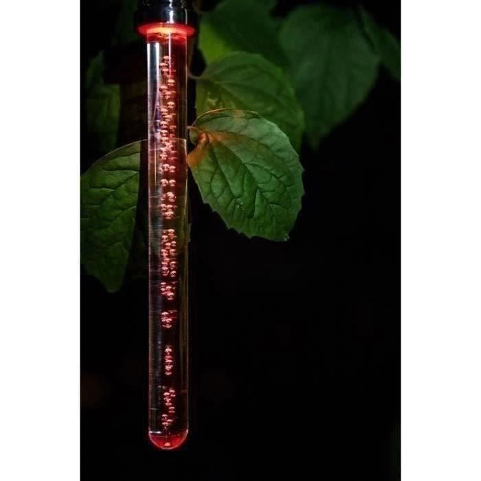 Lanterna Solare a Bastone - GARDEN ID Cristal - 22 cm - Cambia colore - Autonomia 6-8 ore - Batteria ricaricabile.