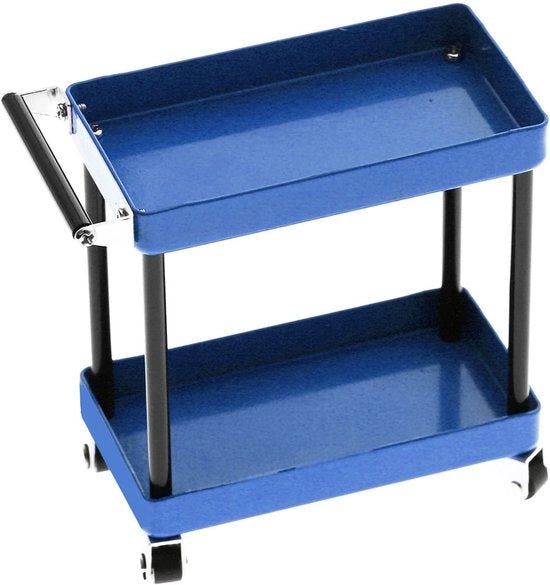 Carrello di lavoro miniatura con ruote - Formato compatto - Ideale per officina/garage - Carrello per strumenti con ruote - Modello:  - Capacità di carico:  - Dimensioni:  x  x  - Peso:  kg