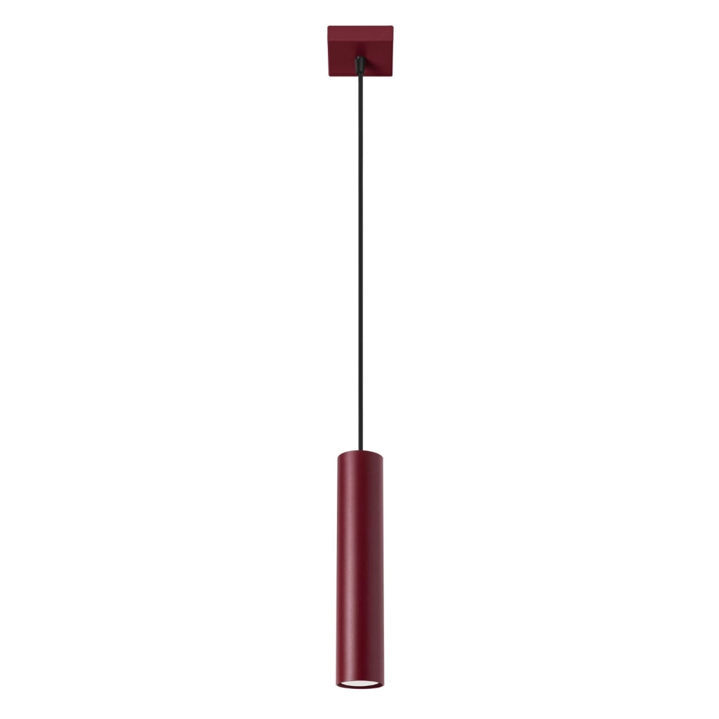 Lampada a sospensione LAGOS 1 bordeaux