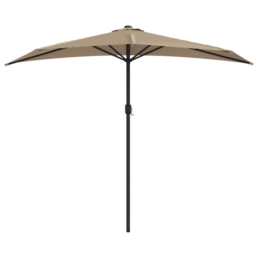 Ombrellone da Balcone-Ombrello da giardino Palo in Alluminio Talpa 270x144 cm a Met¨¤