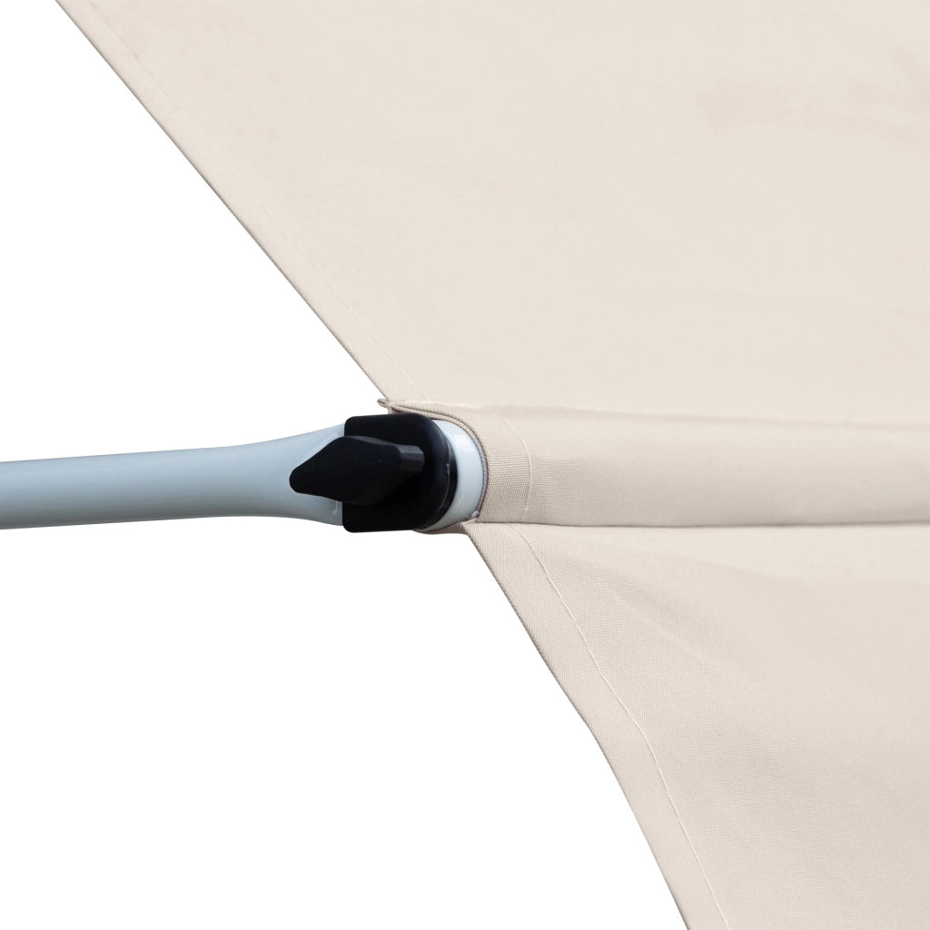 Tenda da Sole Avvolgibile 4x1,2m Autoportante Bianca