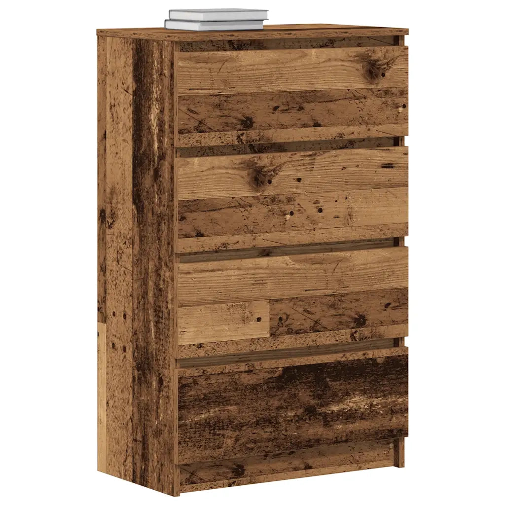 Credenza Legno Antico 60x35x98,5 cm in Legno Multistrato 861128