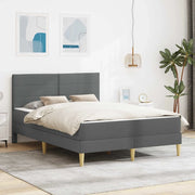 Struttura del letto Grigio scuro 120 x 190 cm Poliestere 3414945